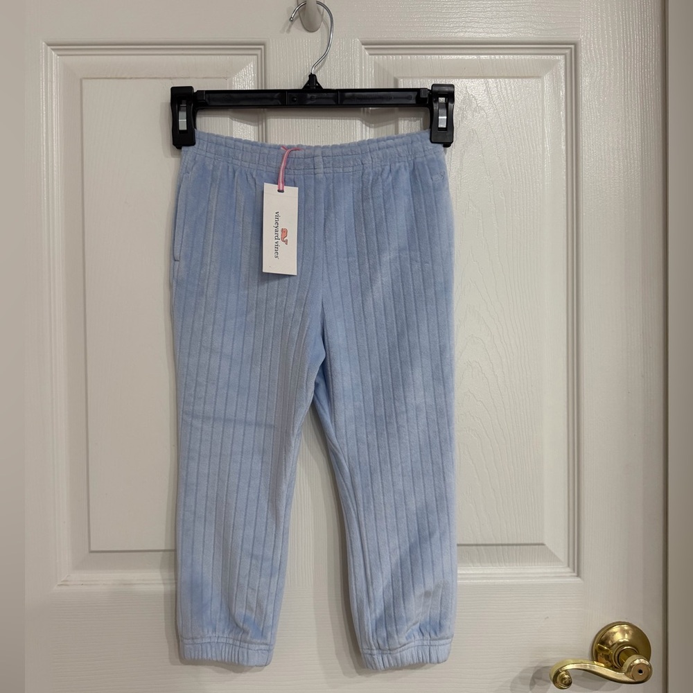 New Vineyard Vines Girls Plush Velour Joggers